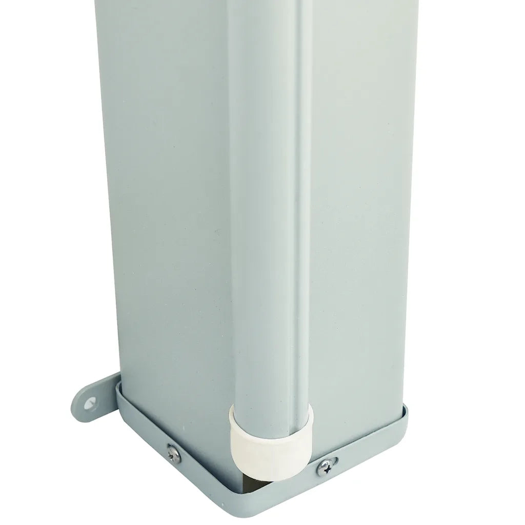 Tenda da Sole Laterale Retrattile per Patio 200x614 cm Marrone 317975