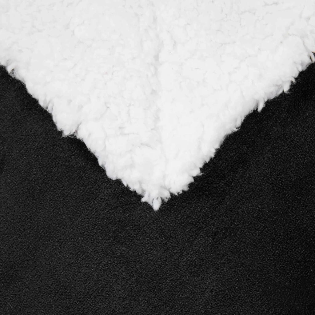 Coperta Nero 220 x 240 cm Panno 42016995