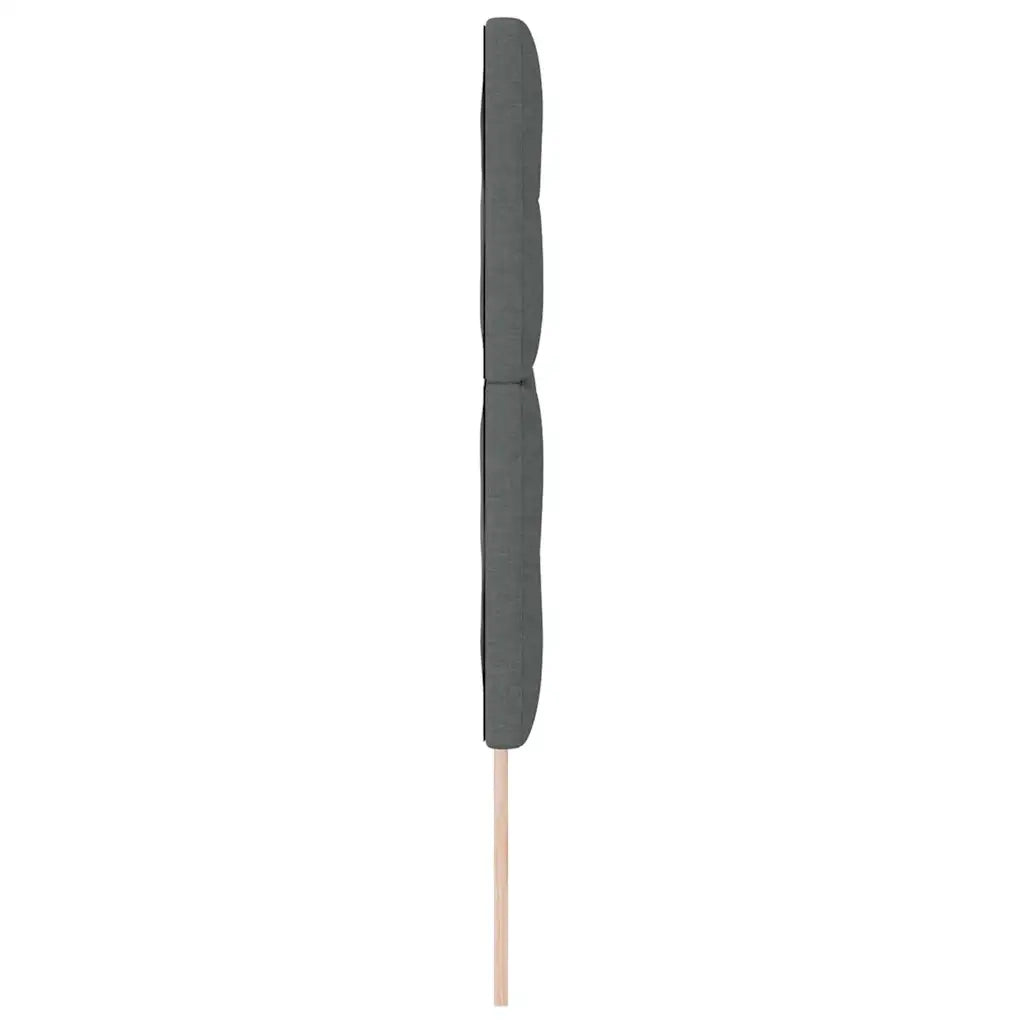 Testiera | Testata regolabile in altezza Grigio scuro 160 cm Tessuto