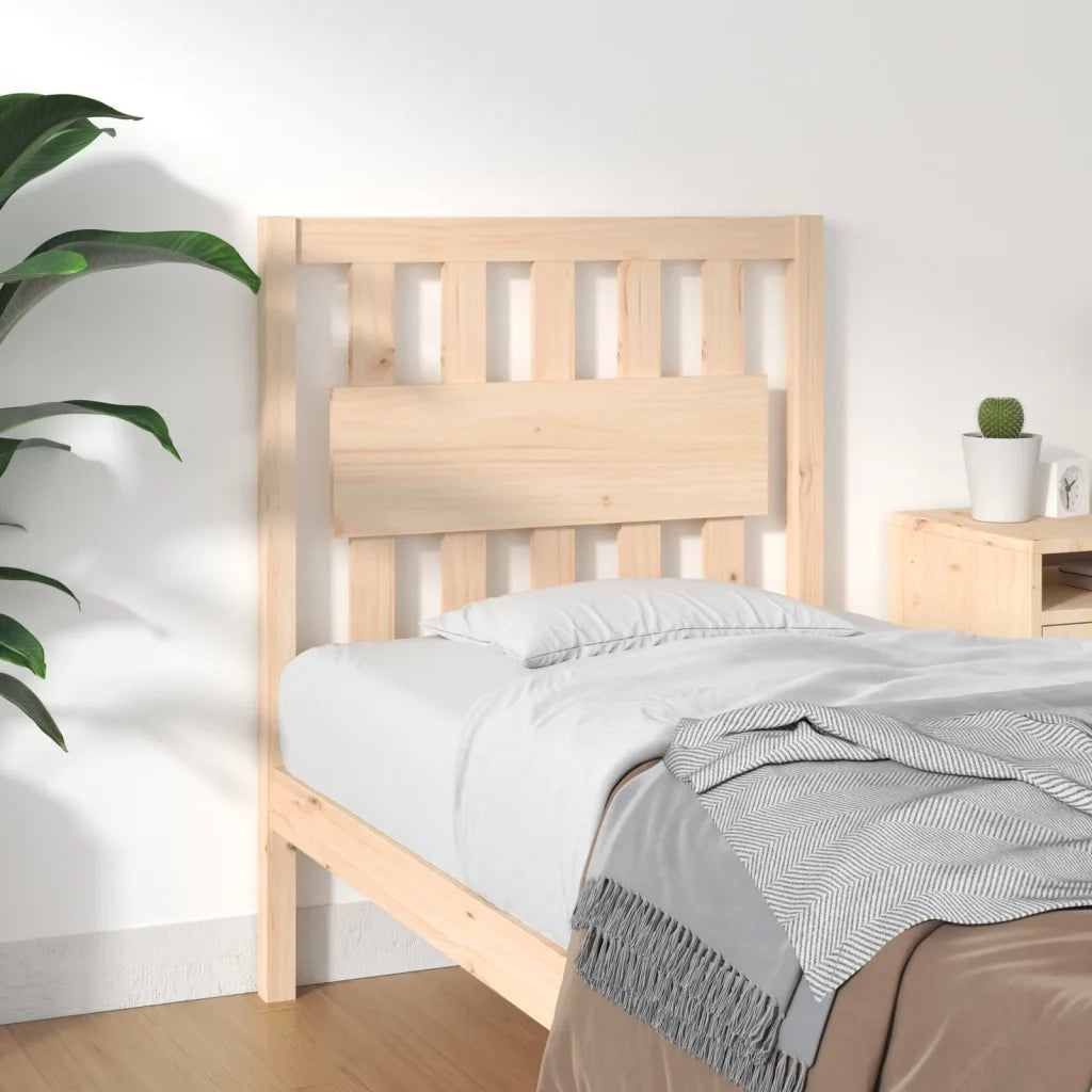 Testiera | Testata per Letto 80,5x4x100 cm in Legno Massello di Pino
