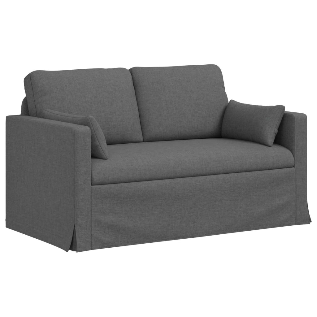 Set di divani 2 pcs Grigio scuro 139 x 78 x 80 cm Tessuto 3407494