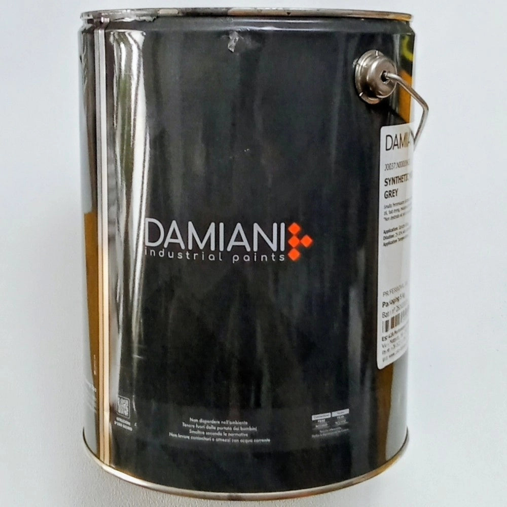 Damiani 5kg netto fondo protettivo antiruggine per ferro, colori bianco - ral 9003