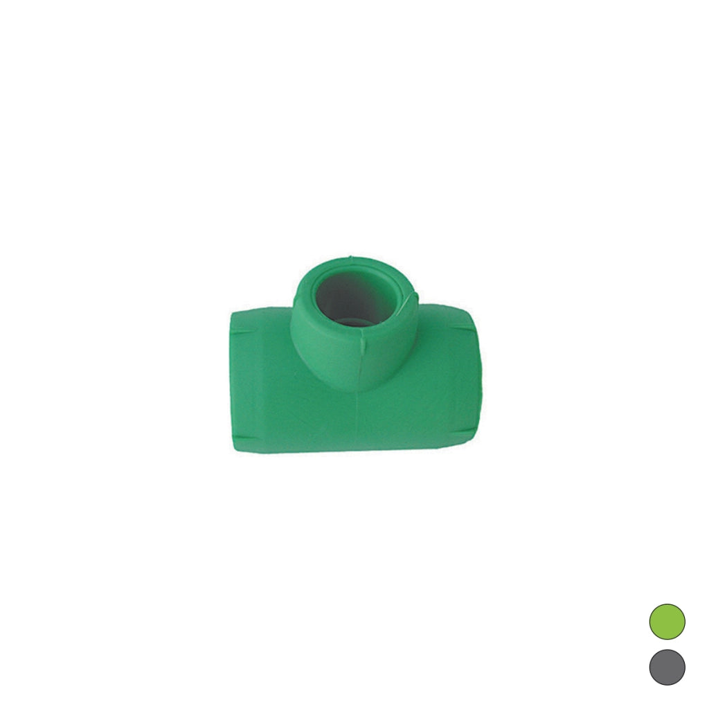TEE RIDOTTO A 90  ° LISCIO IN POLIPROPILENE- Diam. 25 x 20 x 25- DH- pezzi 1
