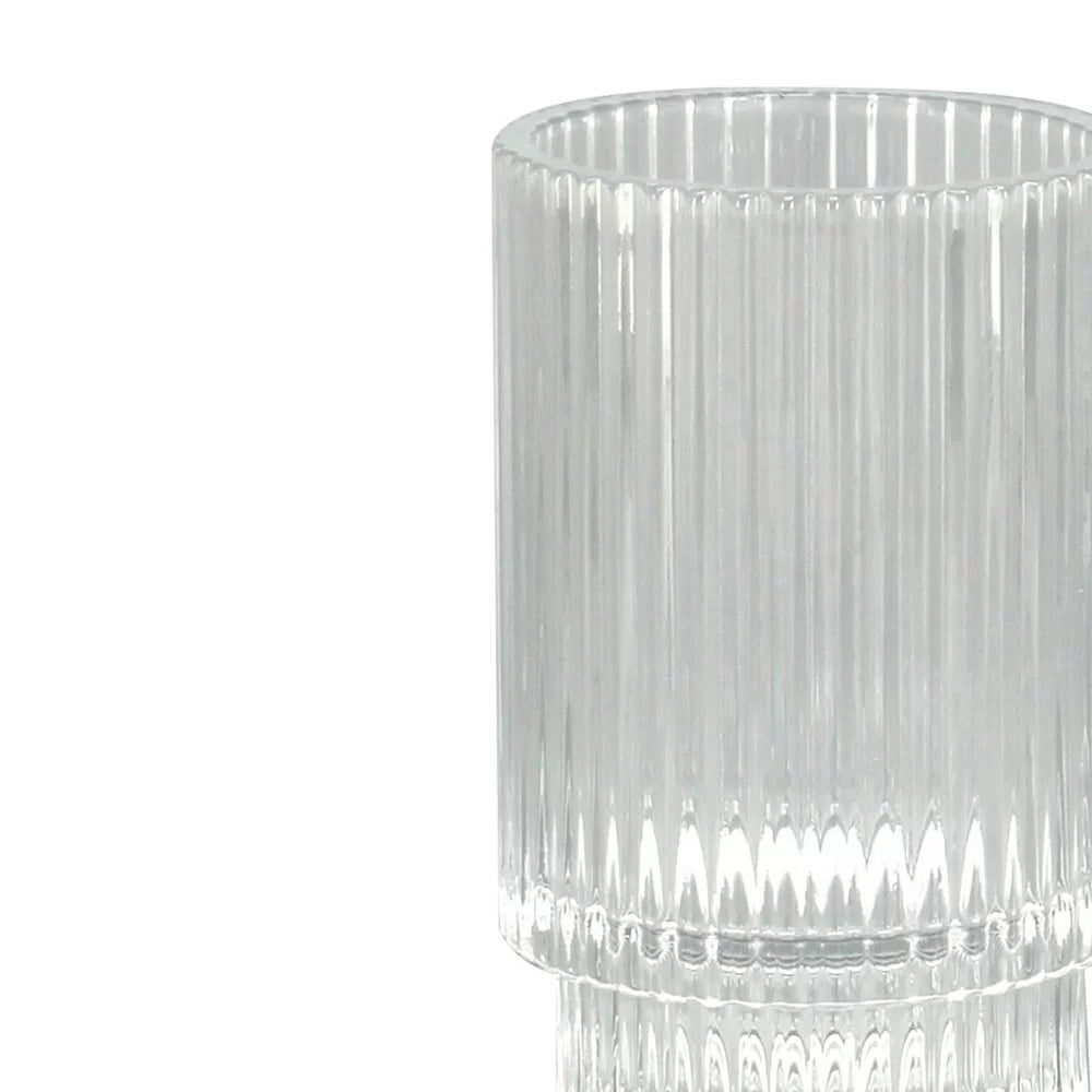 Bicchiere in vetro trasparente - serie Simple