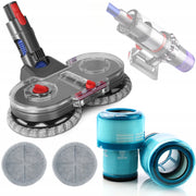 Set di Accessori per Aspirapolvere compatibile con Dyson V7 V8 V10 V11 V15 – Spazzola Mopante, 2 Filtri, 160 RPM