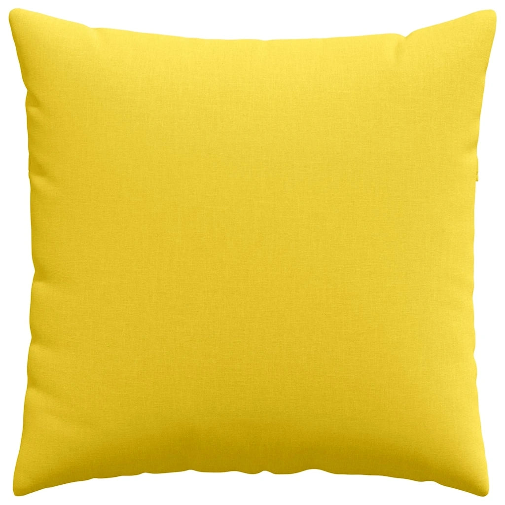Cuscini da Divano 2 pcs Giallo Chiaro 60 x 60 cm Tessuto 42014006