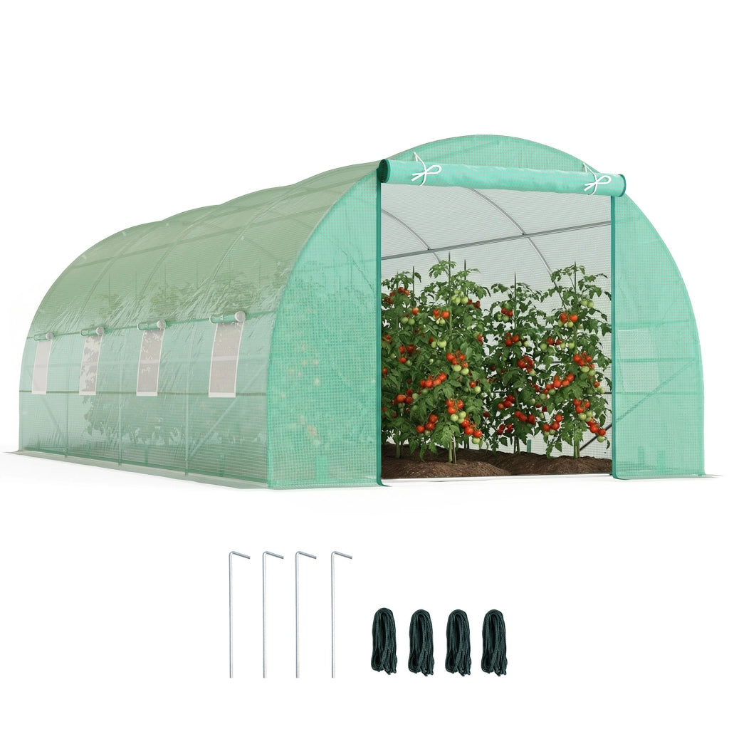 Serra Tunnel da Giardino ¨C Xylo ¨C Metallo Verde
