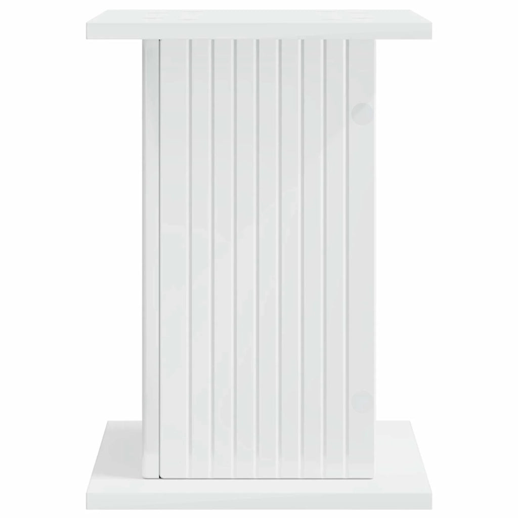 Supporto per piante | Sostegno per piante Bianco Lucido 30,5 x 30 x 43 cm