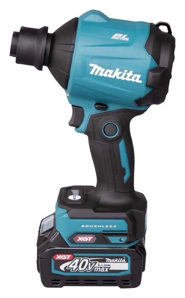 Makita AS001GZ Soffiatore Aspiratore a Batteria 40 V max XGT Motore Brushless Portata 1,1 m³-min Velocita' 200 m-s Pressione 29,7 kPa colore Nero Blu