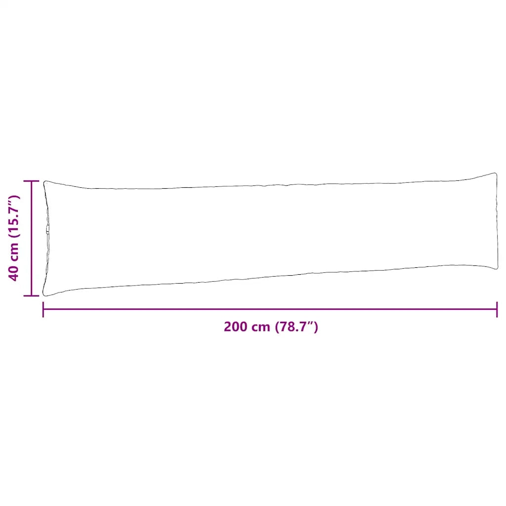 Cuscini da Divano 2 pz | Cuscini per sedie Blu 200 x 40 cm Tessuto in Cords