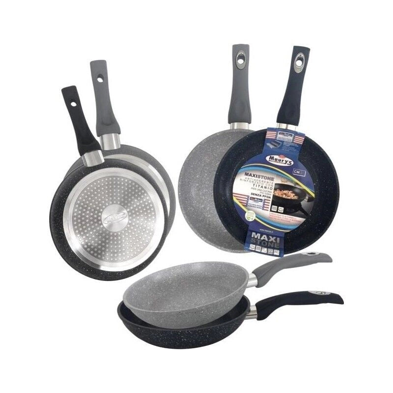 MAURY'S MAXI STONE TITANIUM PADELLA  24CM