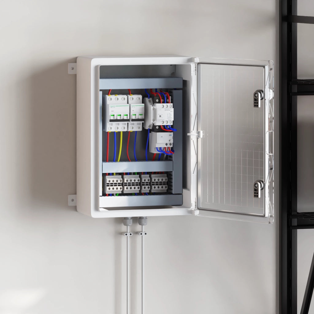 Armadio di Controllo IP65 Impermeabile Grigio 35x19,5x50 cm Plastica ABS
