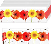 30 Pacchi di Trappola per Vipere per Finestre da Interno con Disegno di Fiori - Strisce Adesive per Vipere - Fiori di Cardo