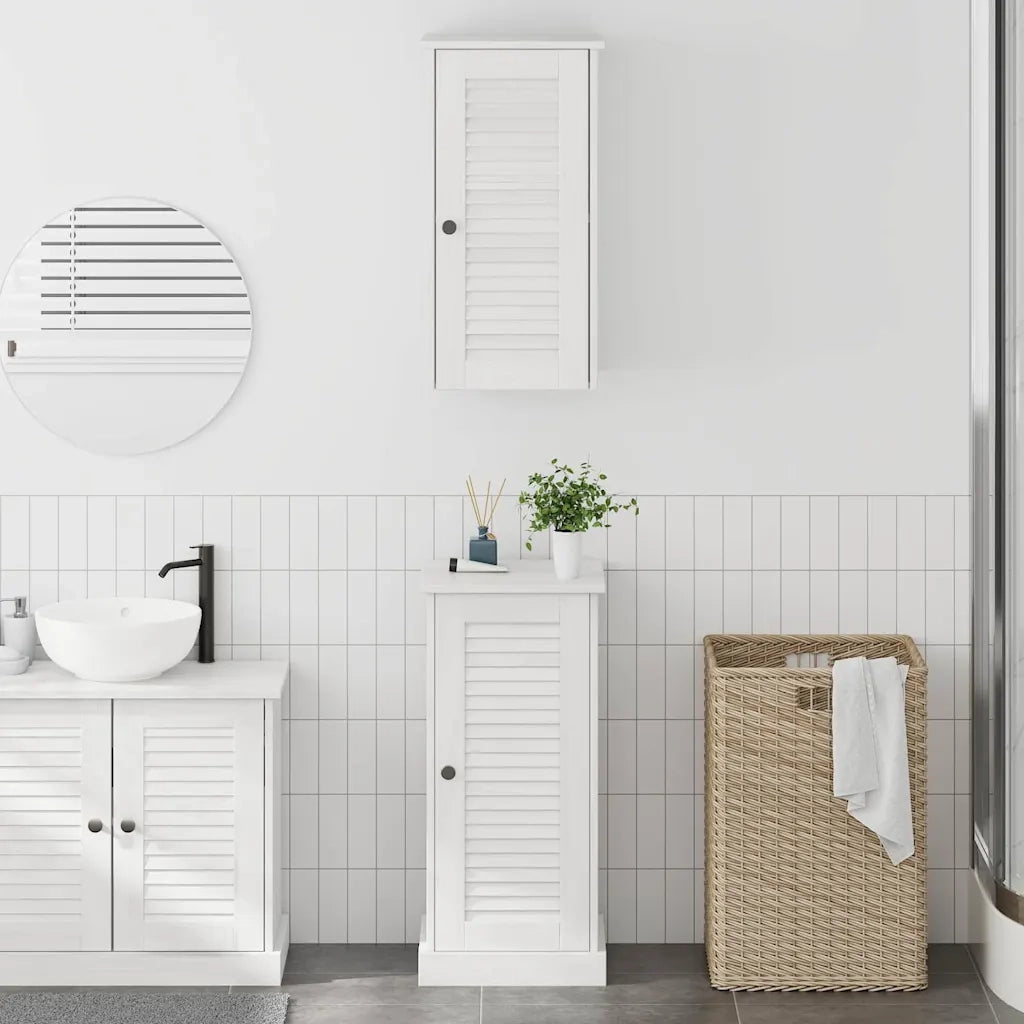 Set di mobili per il bagno VIGO 2 pcs Bianco e Bianco Antico 3328534