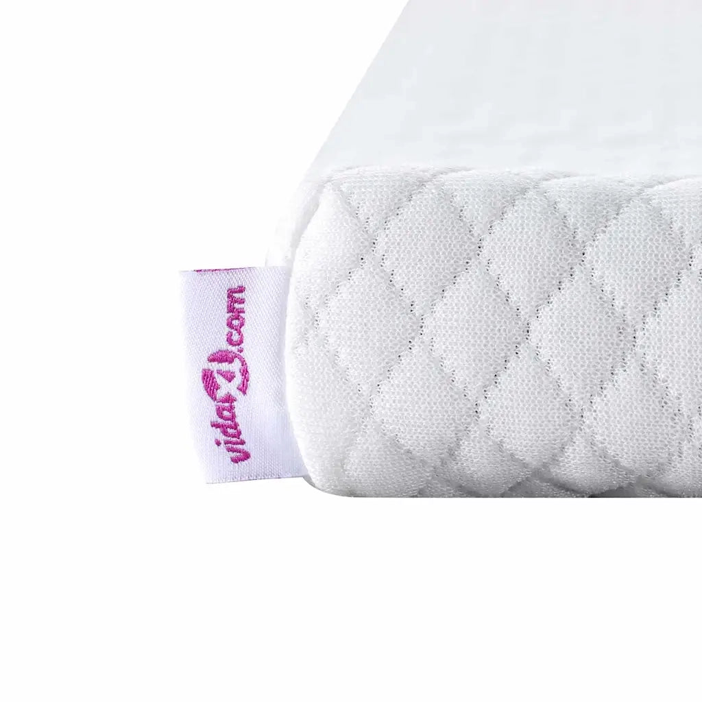 Topper per materasso Bianco 160 x 200 cm Tessuto Jacquard 4106217
