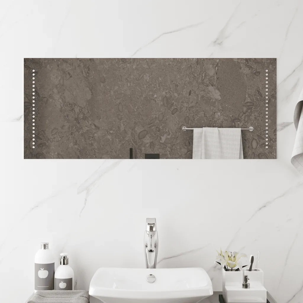 Specchio da Bagno con Luci LED 100x40 cm 151734