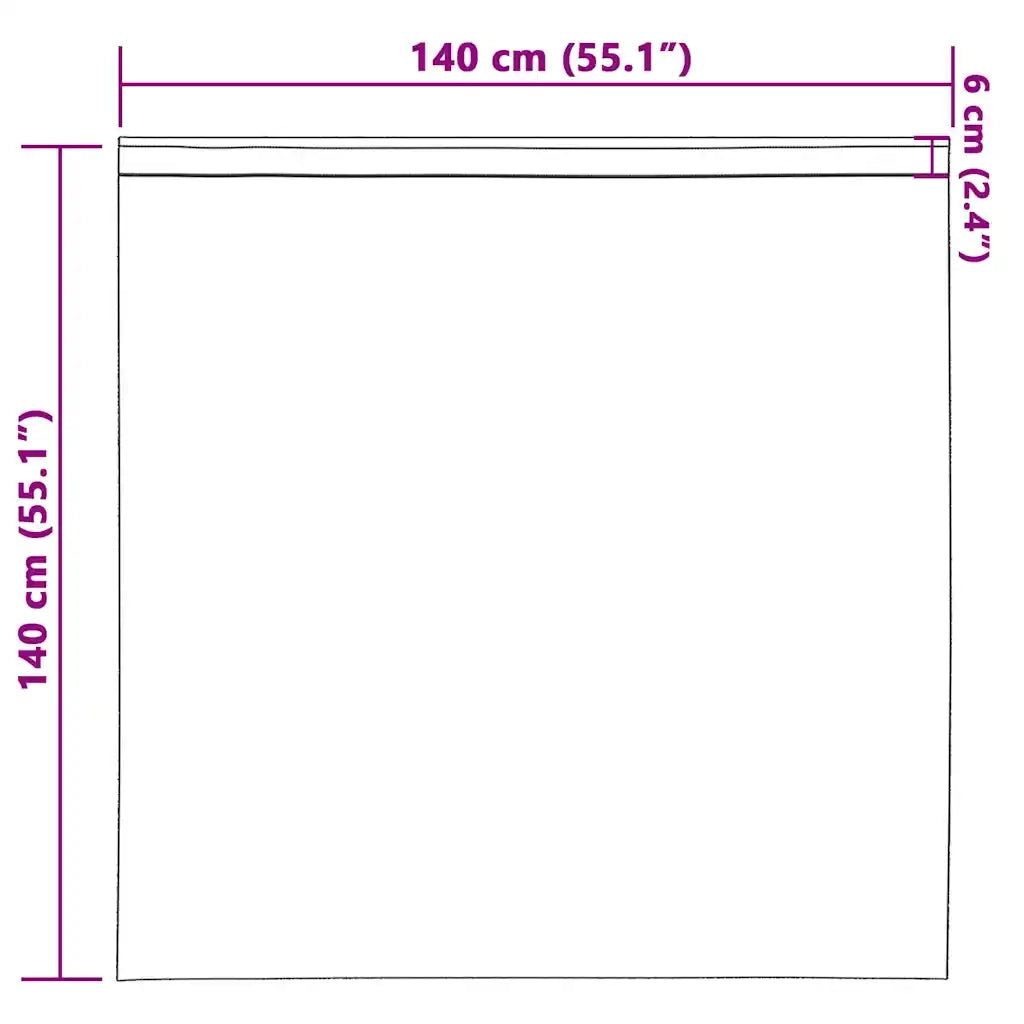 Tende in Velluto con tende 2 pcs Grigio 140 x 140 cm Velluto 4107688