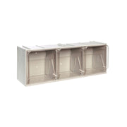 MADIA 3 CASSETTI CRISTAL BOX 600X200XH215 MM  1 PZ