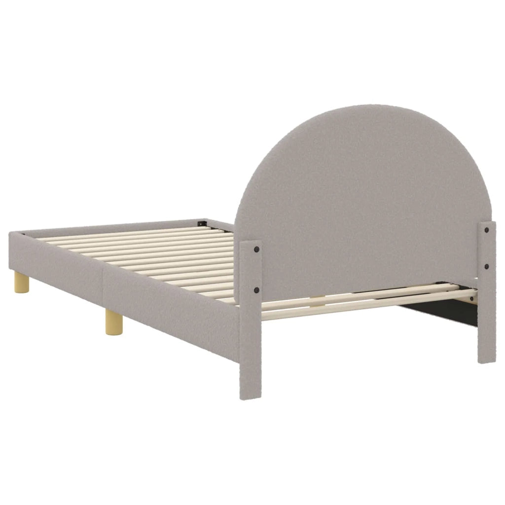 Struttura letto bambini con testata-Giroletto per bambini Grigio Chiaro 80 x 200 cm 801914