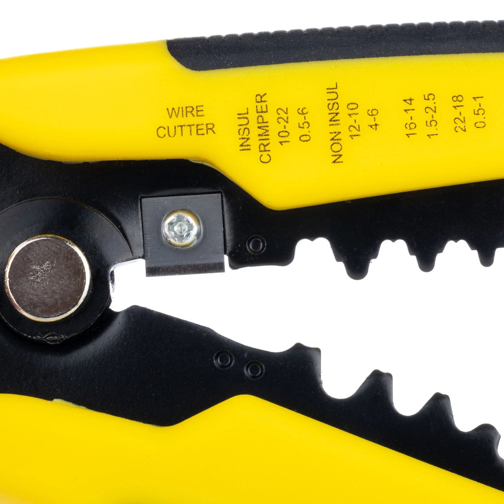 Pinza Spellafili Automatica con Crimpatrice – Acciaio Cromato, 0,2-6 mm² | Precisione e Durata
