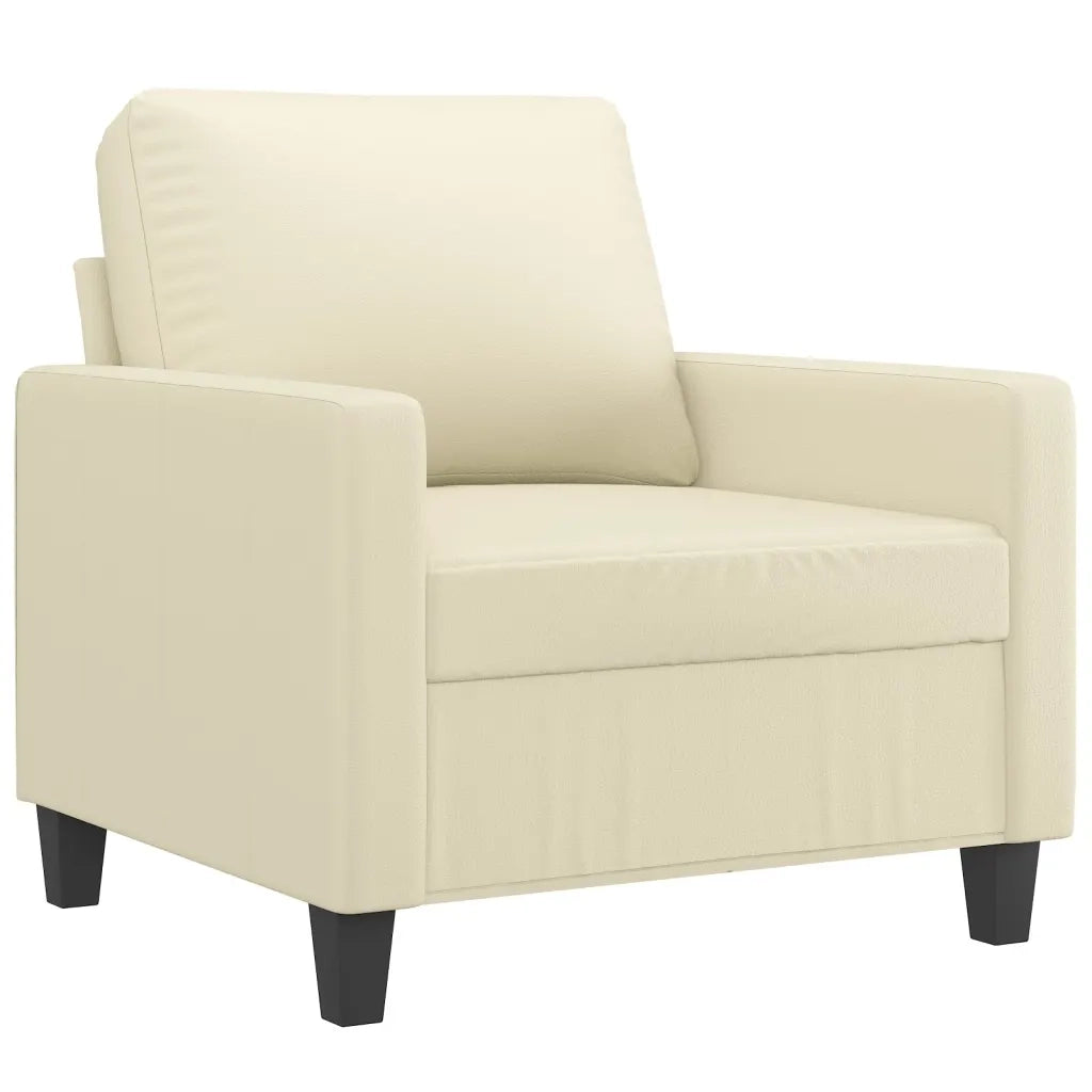 Poltrona Crema 60 cm in Similpelle 359128