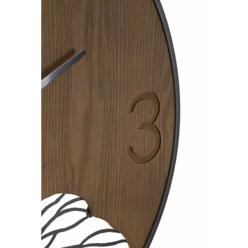 Orlogio Da Muro Wood/leaf cm ø 60x2