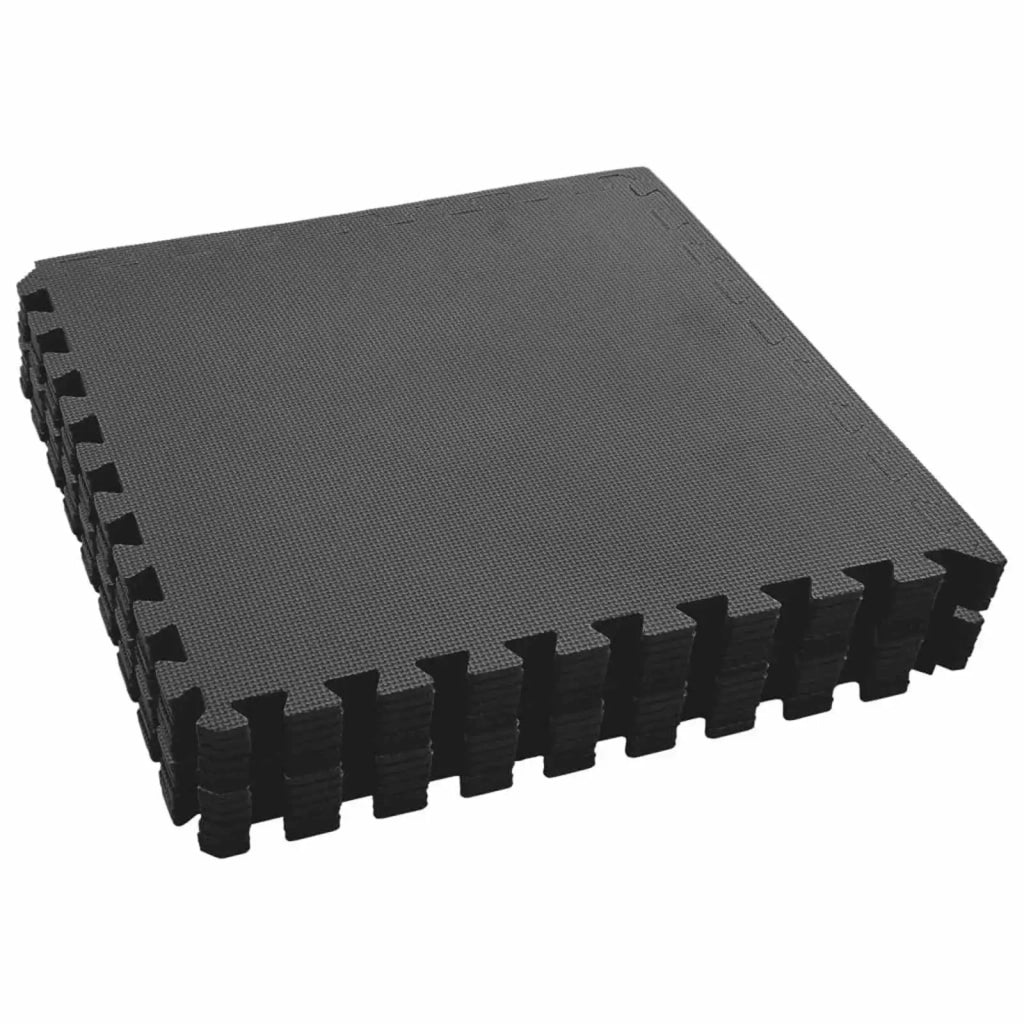 Tappetino per piscina 12 pz Nero 4,32 ㎡ Schiuma EVA 3433272