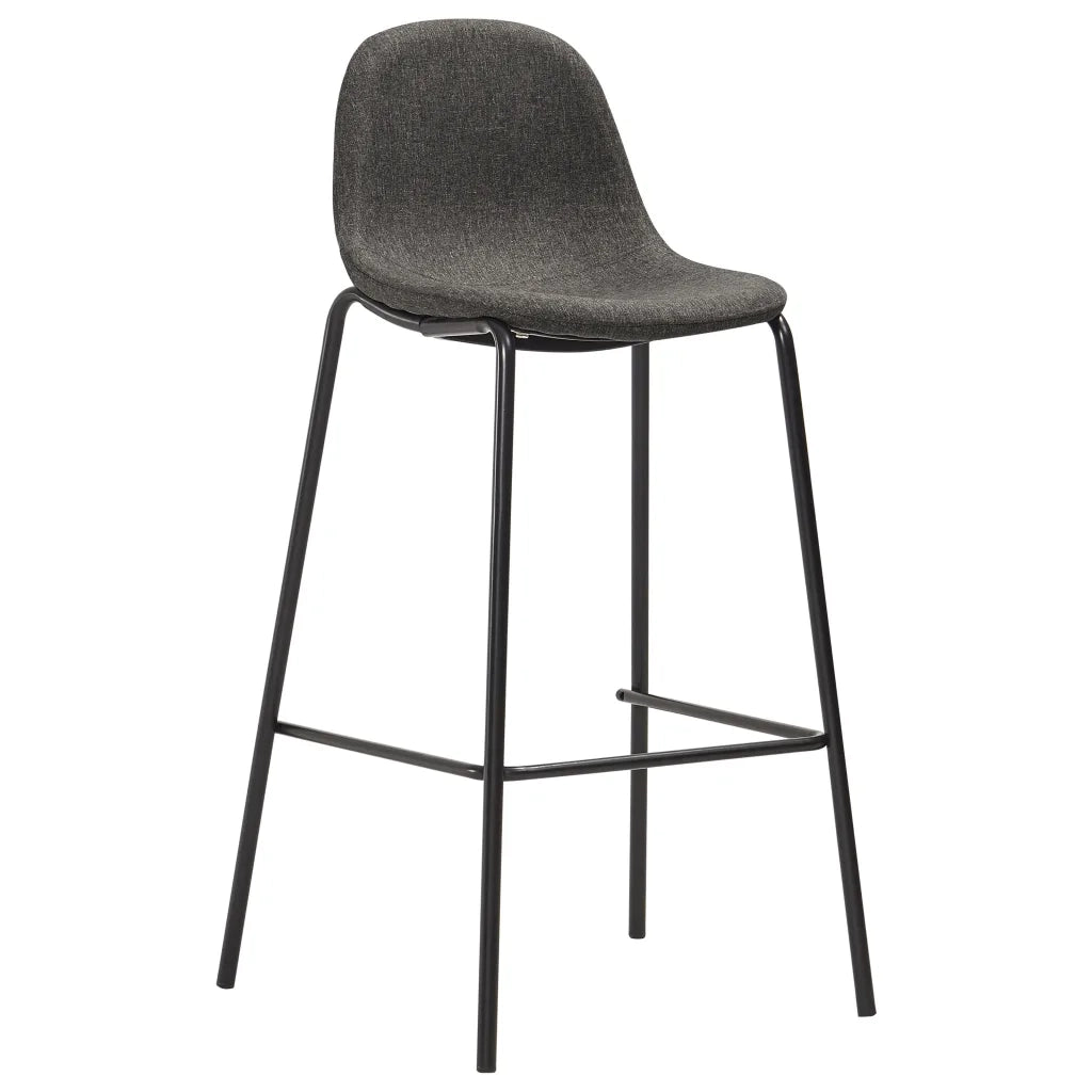 Set da Bar 3 pz in Tessuto Grigio Scuro 279955