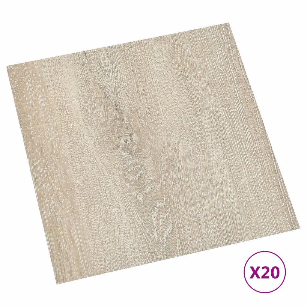 Plance per Pavimentazione Autoadesiva 30,5 x 30,5 cm 20 pcs PVC