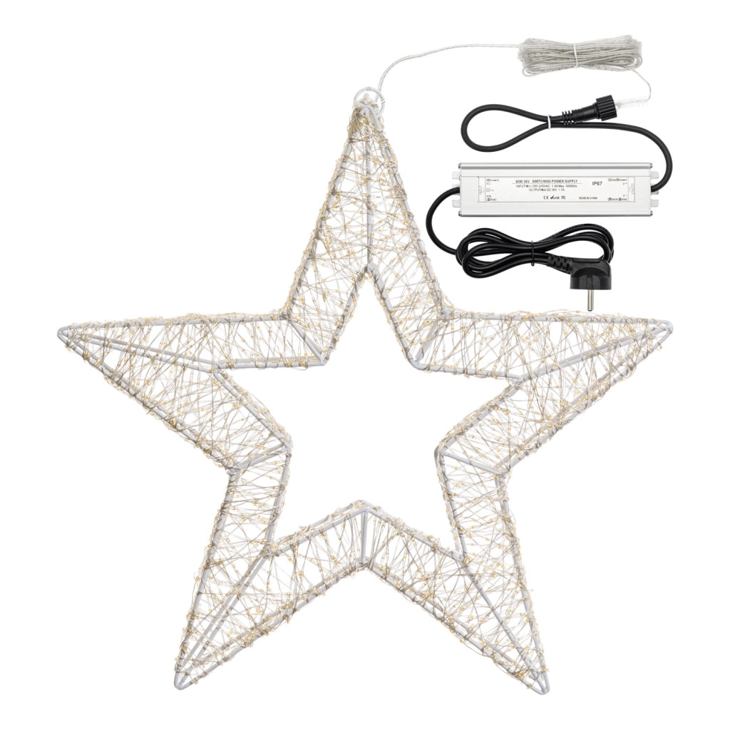 Lampada 3D 55cm con MicroLED e FlashLED