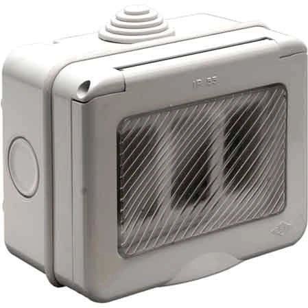 CONTENITORE DA PARETE PER APPARECCHI IP55 3 Posti - EC ELETTROCANALI