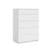 Tvilum Nova Cassettiera 5 Cassetti Stile Scandinavo Da Assemblare colore Bianco