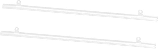 Posterlijst 120 cm trasparente, guide per poster con clip, sistema di appendi poster