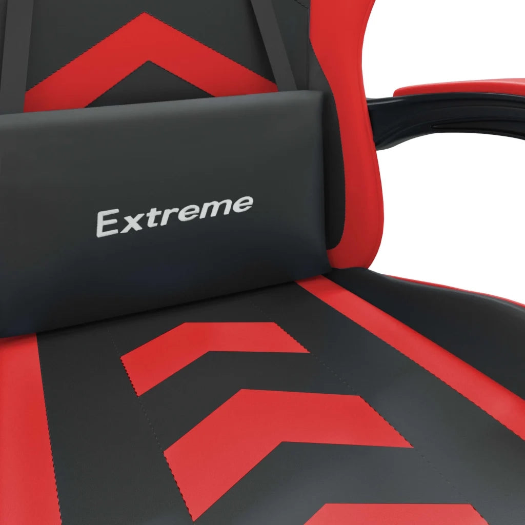 Sedia da Gaming Nera e Rossa in Similpelle 3143891