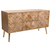 Mobile base in legno marrone 118x41x65h