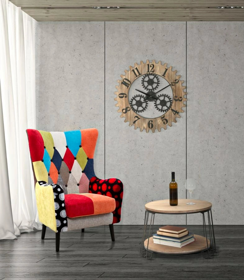 Poltrona Imperial 73x79x106 cm Legno e Velluto