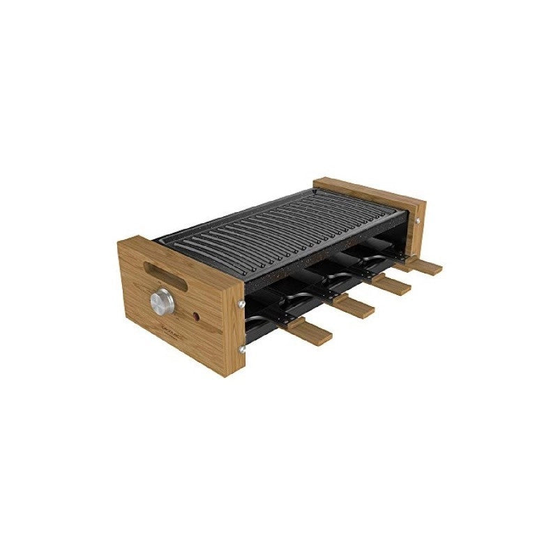 CECOTEC 03090 - Raclette Cheese&Grill 8200 Wood Black