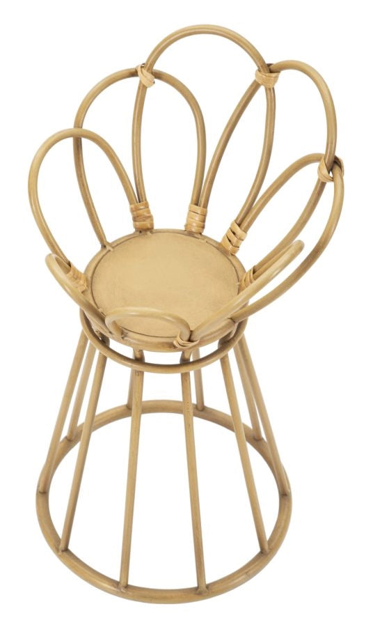 Porta Vaso Panama Tower Ø 28x48 cm in Ferro e Plastica