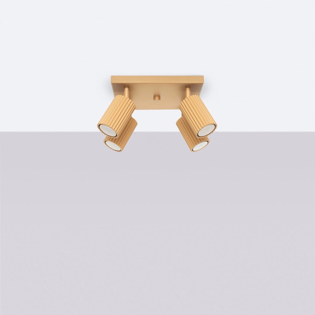 Lampada da soffitto KARBON 4 oro