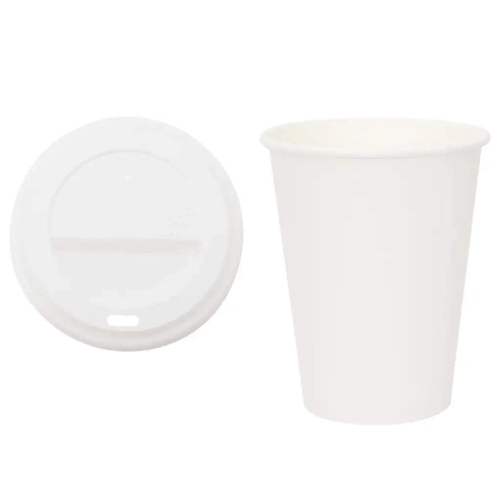 Tazze da CaffÃ¨ in Carta con Coperchi 1000 pz 12oz 300 ml