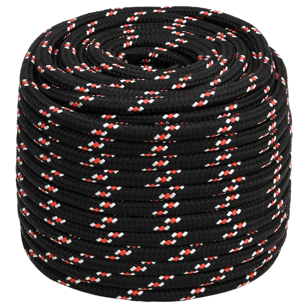 Corda Nautica Nera 16 mm 25 m in Polipropilene cod mxl 53779