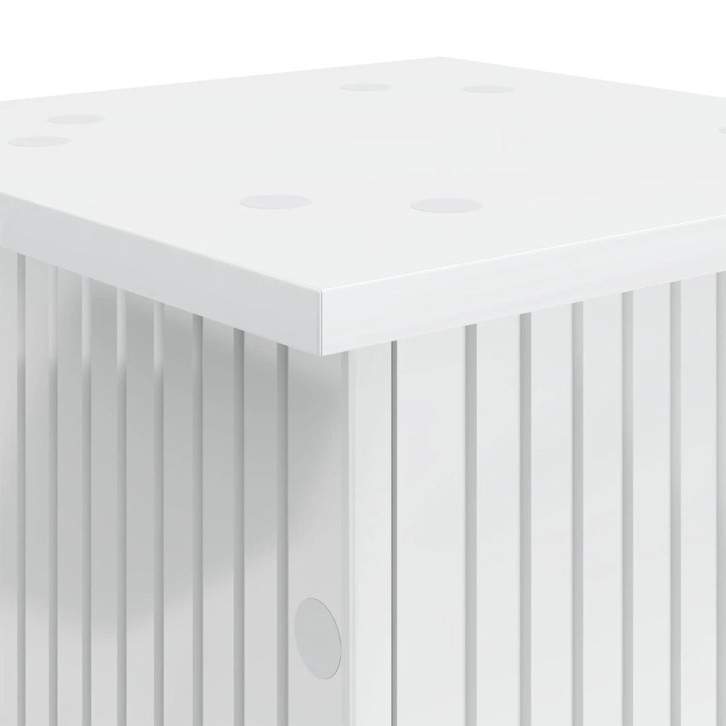 Supporto per piante | Sostegno per piante 2 pz Bianco Lucido 30,5 x 30 x 43 cm