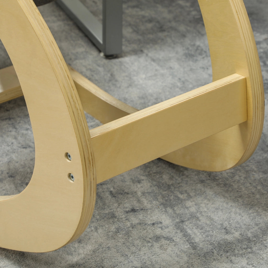 SEDIA GINOCCHIAIO Ergonomica 54,5x85x54 cm Legno Grigio
