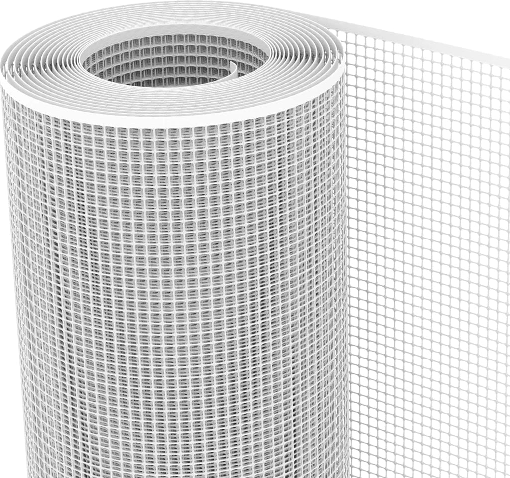 RETE DI PROTEZIONE PER BALCONI 'QUADRANET' mt. 1 x 50 - (maglia 10 x 10 mm) colore bianco  - SIDEX