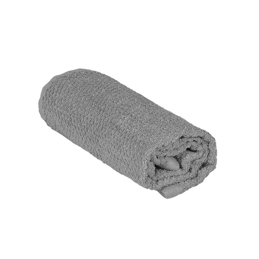 Asciugamani ospite per bagno 100% cotone grigio 40x60 cm