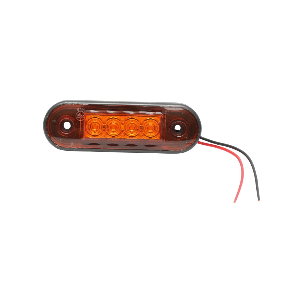 Lampada laterale LED, 12V-24V, gialla, Breckner Germany