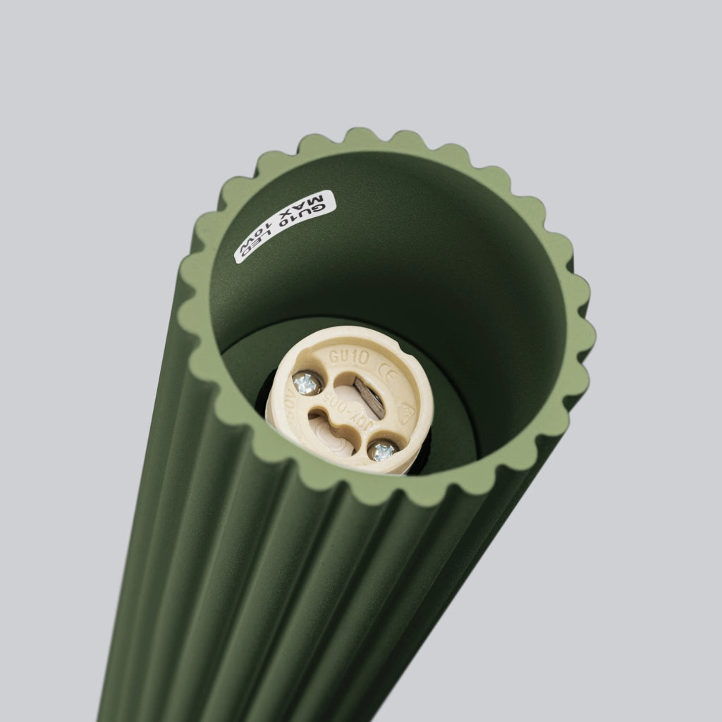 Lampada da soffitto KARBON 60 verde oliva