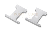 TAPPI RIGA C/F - 2 PEZZI PER PROFILO "RIGA C/F" COLORE ARGENTO