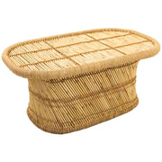 Tavolino in bambù marrone 102x65x45h