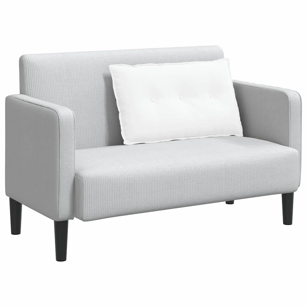 Cuscino per Schiena Bianco 80 x 19 x 50 cm Tessuto 42014712